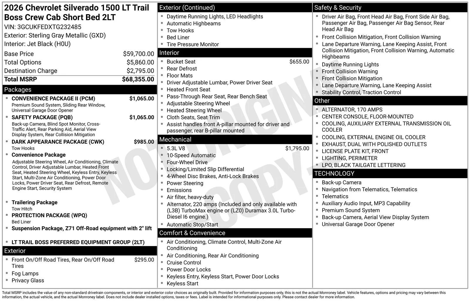 chevrolet silverado 1500 2026 3GCUKFEDXTG232485 image chevrolet silverado 1500 2026 3GCUKFEDXTG232485 image